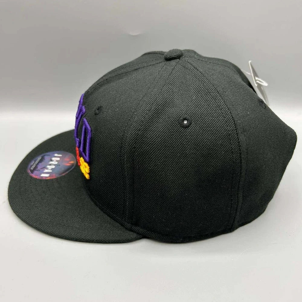 Air Jordan True Hat Men Black World Champ Jumpman Snap Back Cap New